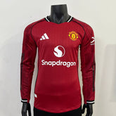 Manchester United 2025-2026 home long sleeve player